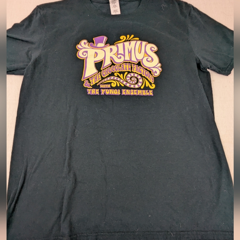 Primus & The Chocolate Factory Vintage 2014-15 Concert Tee Size Large